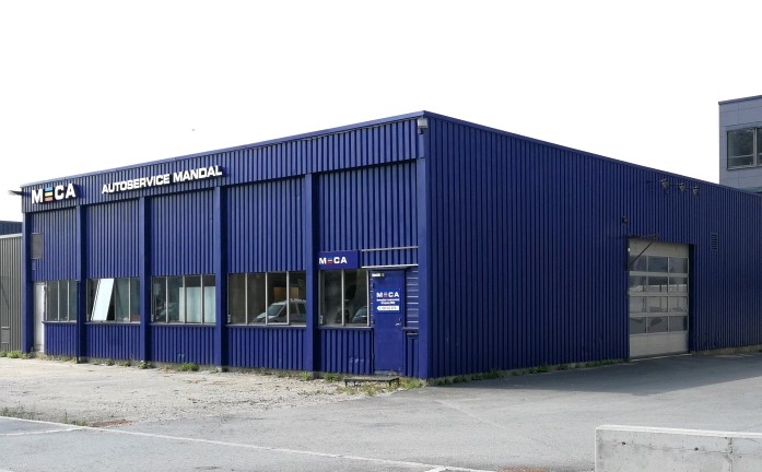 Fasadebilde Autoservice Mandal, ditt MECA bilverksted i Mandal